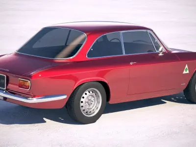 Alfa Romeo Giulia GTA 1965-1969 vray 3D model