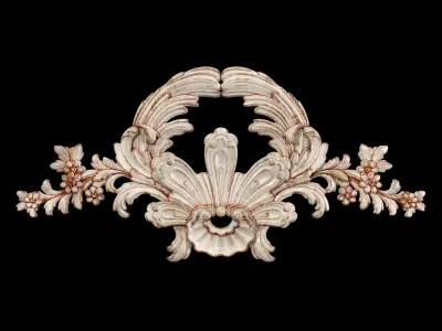 Classic carved 065 3D model