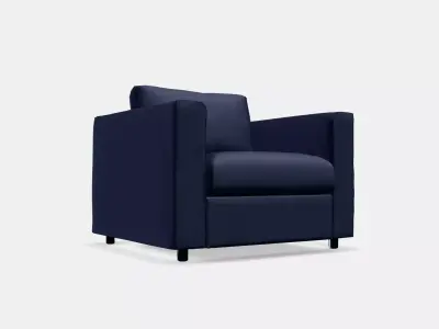 VIMLE Armchair 2 Low-poly 3D model