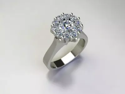 Jewelry Ring 3D print model 34