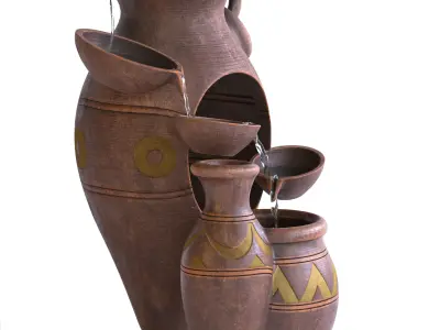 Water fountain 3D model