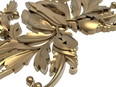  decorative pattern ready for 3D printing 3D model