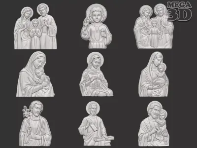 The Holy Family - 250604 3D Model Collection