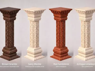 Floristha Corinthian Stone Support 3D print model
