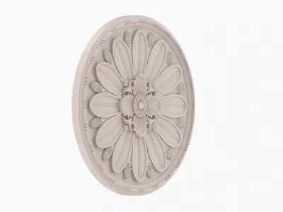 Classic Ceiling Medallion 45 3D model