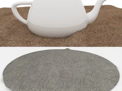 Rugs No 12 Low-poly 3D model