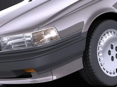 Toyota Camry 1987-1991 VRAY 3D model
