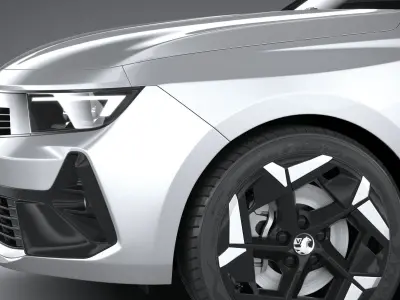 Vauxhall Astra GSE 2022 3D model