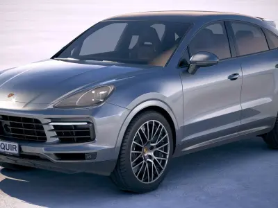 Porsche Cayenne S Coupe 2020 3D model