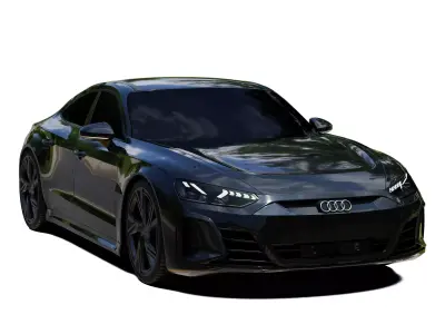 Audi e tron GT quattro Black 3D model