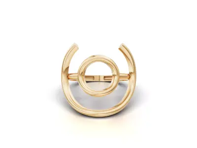 Minimal Abstract Ring 70 3D print model
