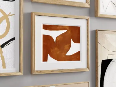 Minimal Photo Frame Set - 13 Low-poly 3D model