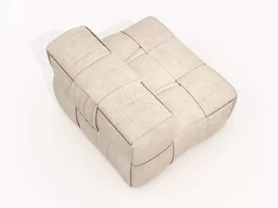 Modern Coffee Table and Armchair Set 77 3D model