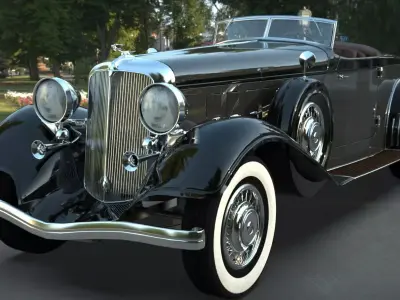 Chrysler Imperial 1932 Blender 2 81 3D Moldel 3D model