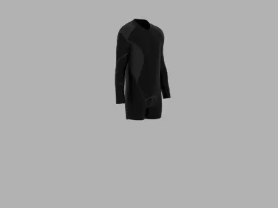 Sport Suit Low-poly 3D model