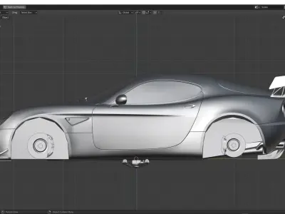 Alfa Romeo 8c 2008  3D model