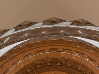 Luxury Cut Crystal Whiskey Tumbler - Realistic Glass - FBX GLB 3D model