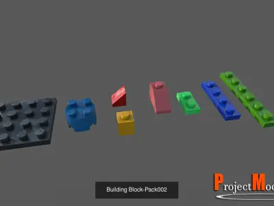 Toy Building Pack-Version 001 3D Model Collection