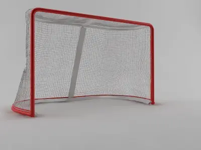 hockey cage 3D model