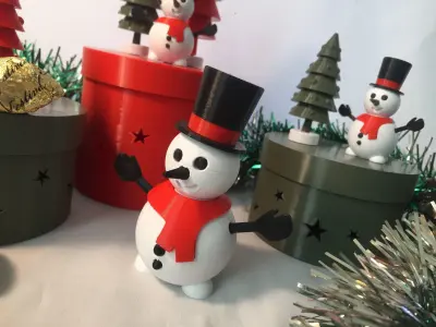 CHRISTMAS CANDY STORAGE BOX 3D print model