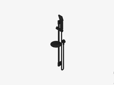 Shower - Rail - Luxury - Lane Low-poly 3D model