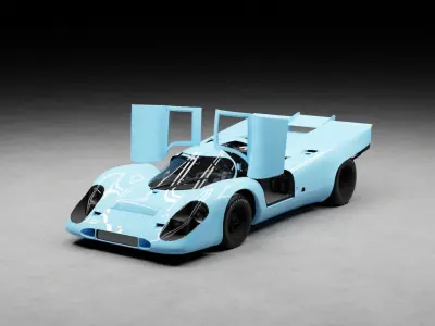 Porsche 917K 3D model
