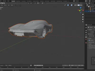 2019 McLaren Speedtail 3D model