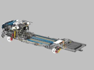 DOSCH 3D - Car Details - Hydrogen Pick-Up 3D model