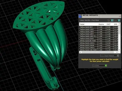 Two Stunning earrings 3D print model