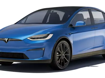 Tesla Model X 2021 3D model