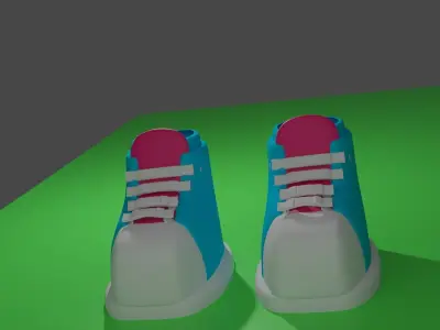 sneaker  Low-poly 3D model