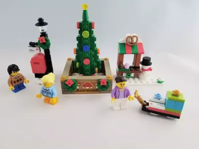 TwindBricks3D - 40263 Christmas Town Square 3D print model