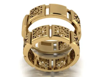 ring set 24 collection1 3D print model