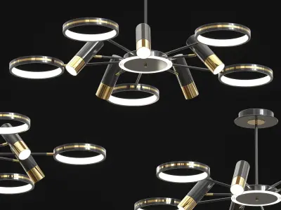 North Europe luxury pendat lamp  3D model