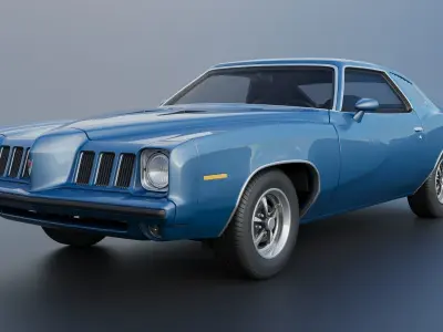 Pontiac Grand Am 1973 3D print model