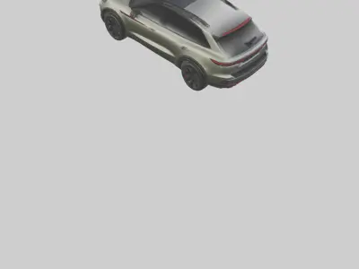 Limited Edition Sports SUV model Low-poly 3D model