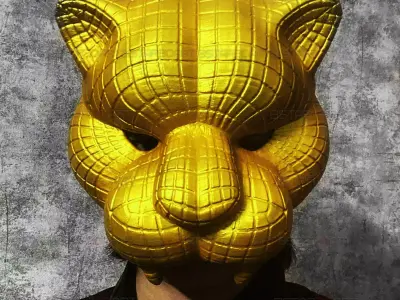Squid Game Mask - Vip Tiger Mask  Cosplay 3D print model