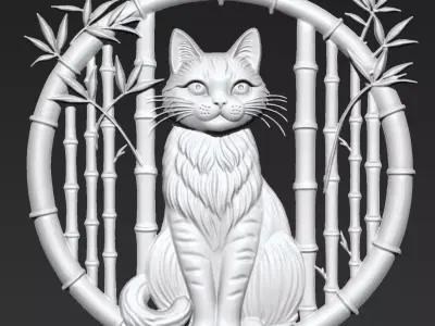 Cat A25 3D print model
