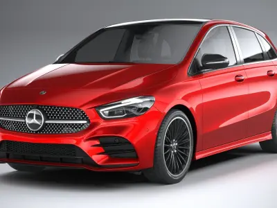 Mercedes-Benz B-Class AMG 2023 3D model