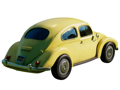 Classic Car 3D model 2