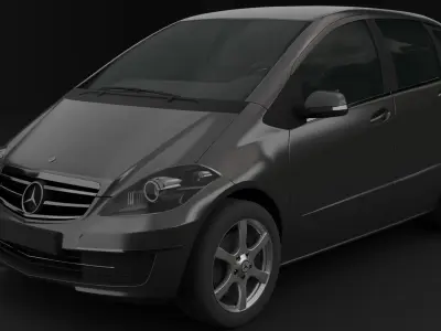 Mercedes-Benz A-class W169 5 Door 3D Model Low-poly 3D model