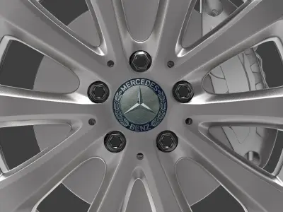 Mercedes E 350 d Alloy Wheel 3D model