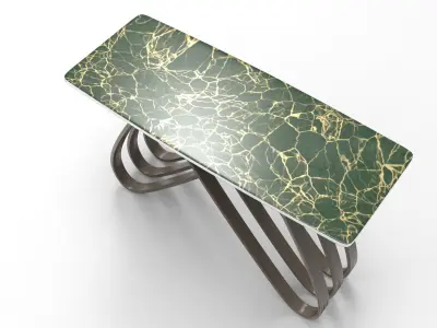 Oddy Table Low-poly 3D model