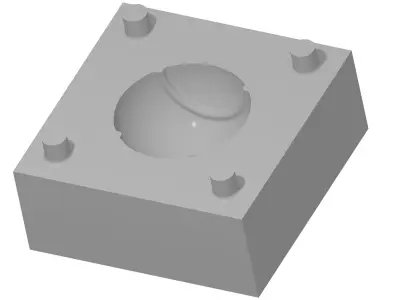 Chocolate Mold Tennis Ball 3D print model