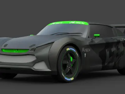 2018 Paris S62 3D Model High-Quality Luxury Car Game-Ready Low-poly 3D model