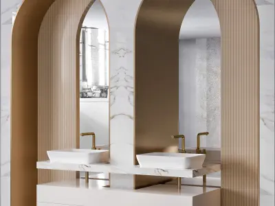 BATHROOM FURNITURE NO20 A 3D model