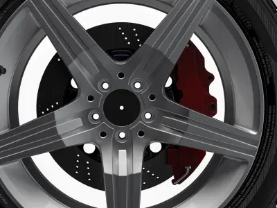 Wheel v2 3D model