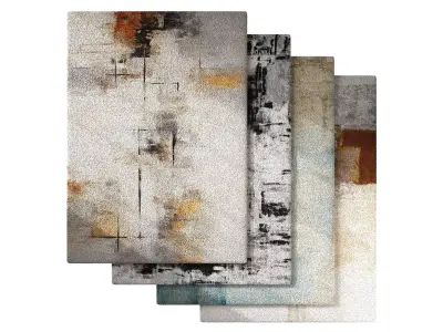 Rug Set 34 3D model