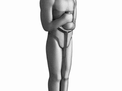 Oscar  Award Statue 3D print model