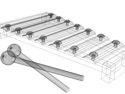 Toys - Sound Synthesizer 3D model